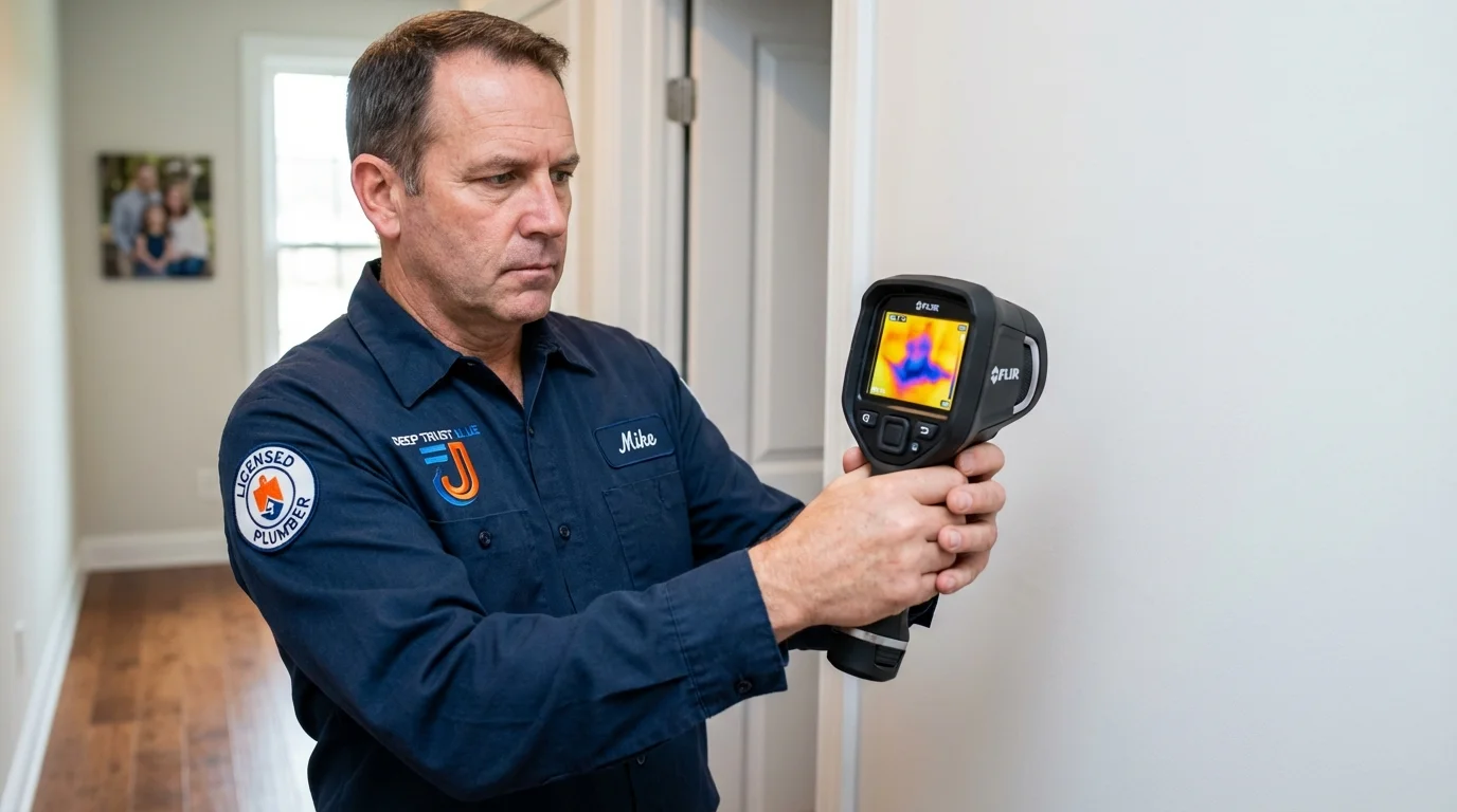 Thermal imaging leak detection by Johns Plumbing LLC in Van Nuys